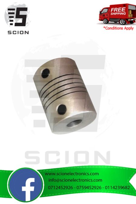Xnrtop 5mm to 10mm Shaft Coupling 30mm Length 25mm Diameter Stepper Motor Coupler Aluminum Alloy Joint Connector for 3D Printer CNC Machine DIY Encoder 2pcs 