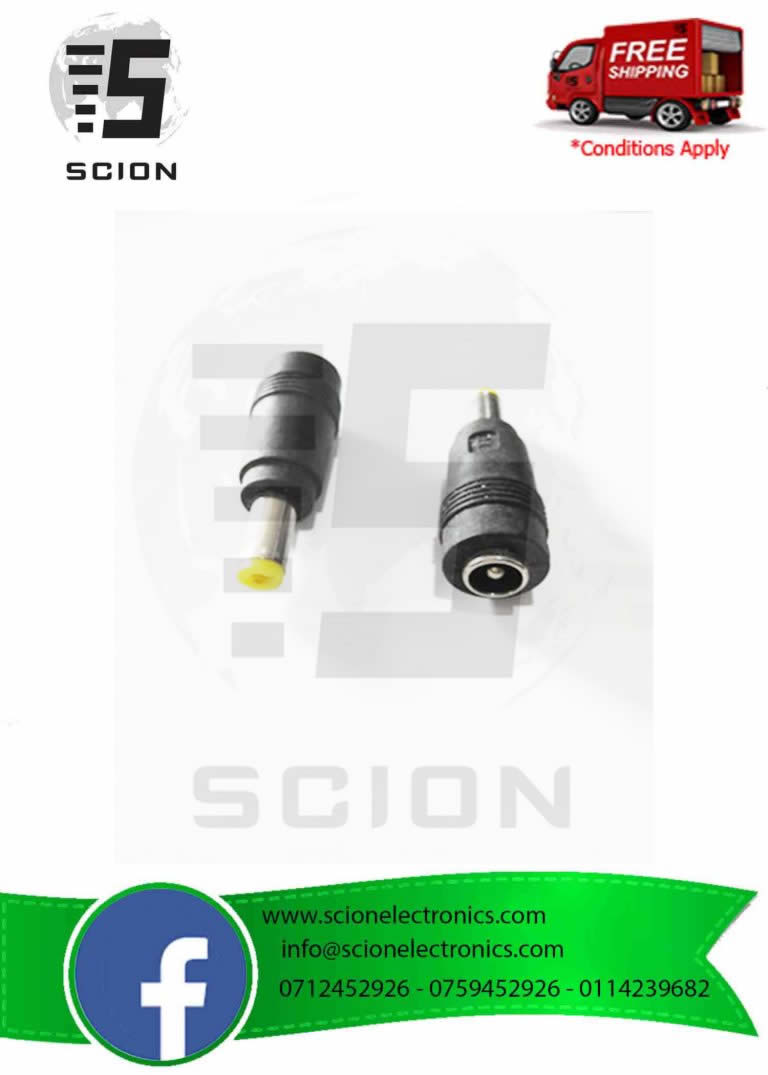 5.5*2.1mm Female Jack to 5.5*1.7mm Male Plug – Scion Electronics