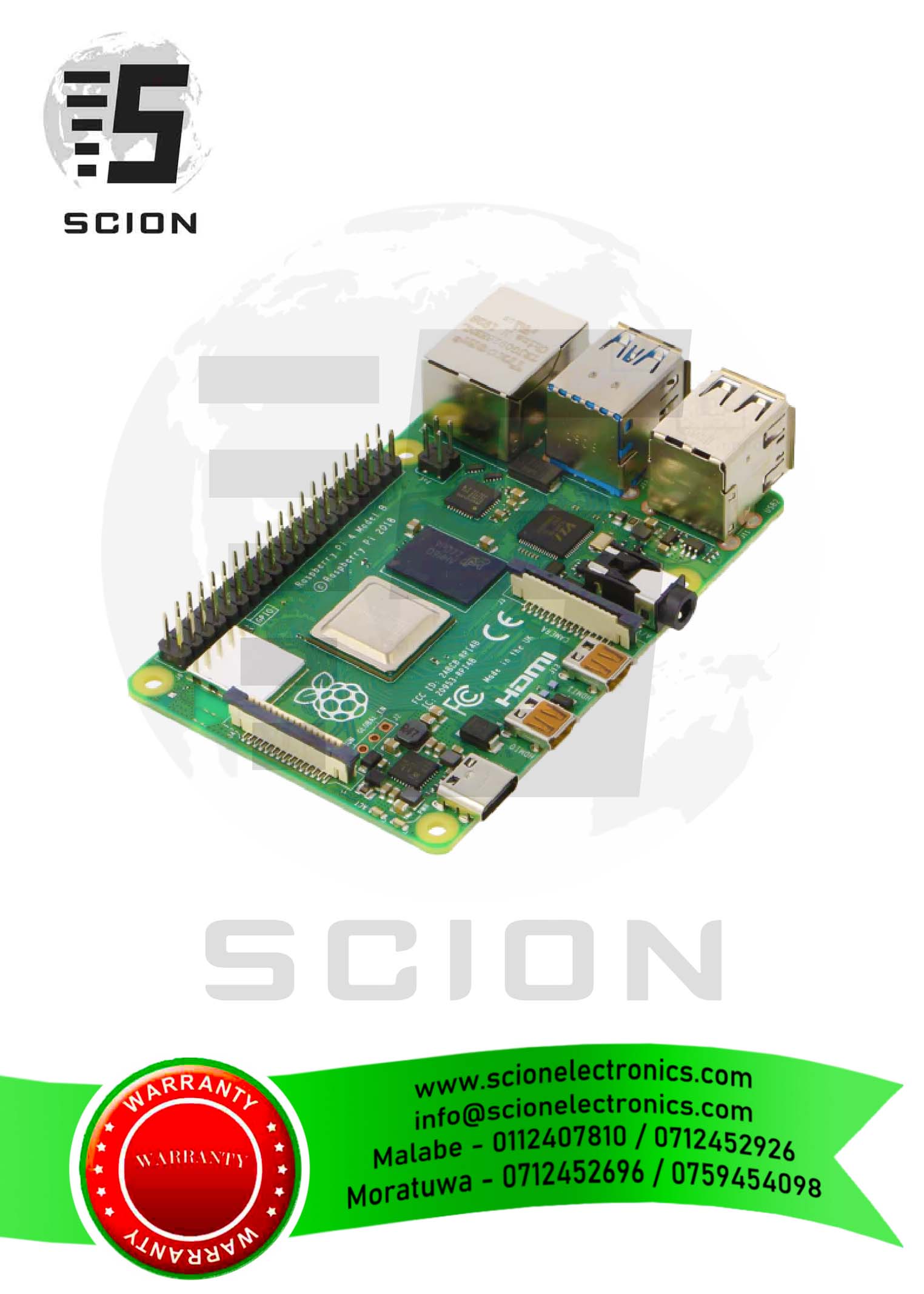 Raspberry Pi 4 Computer Model B 4GB RAM  Pre Order  – Scion