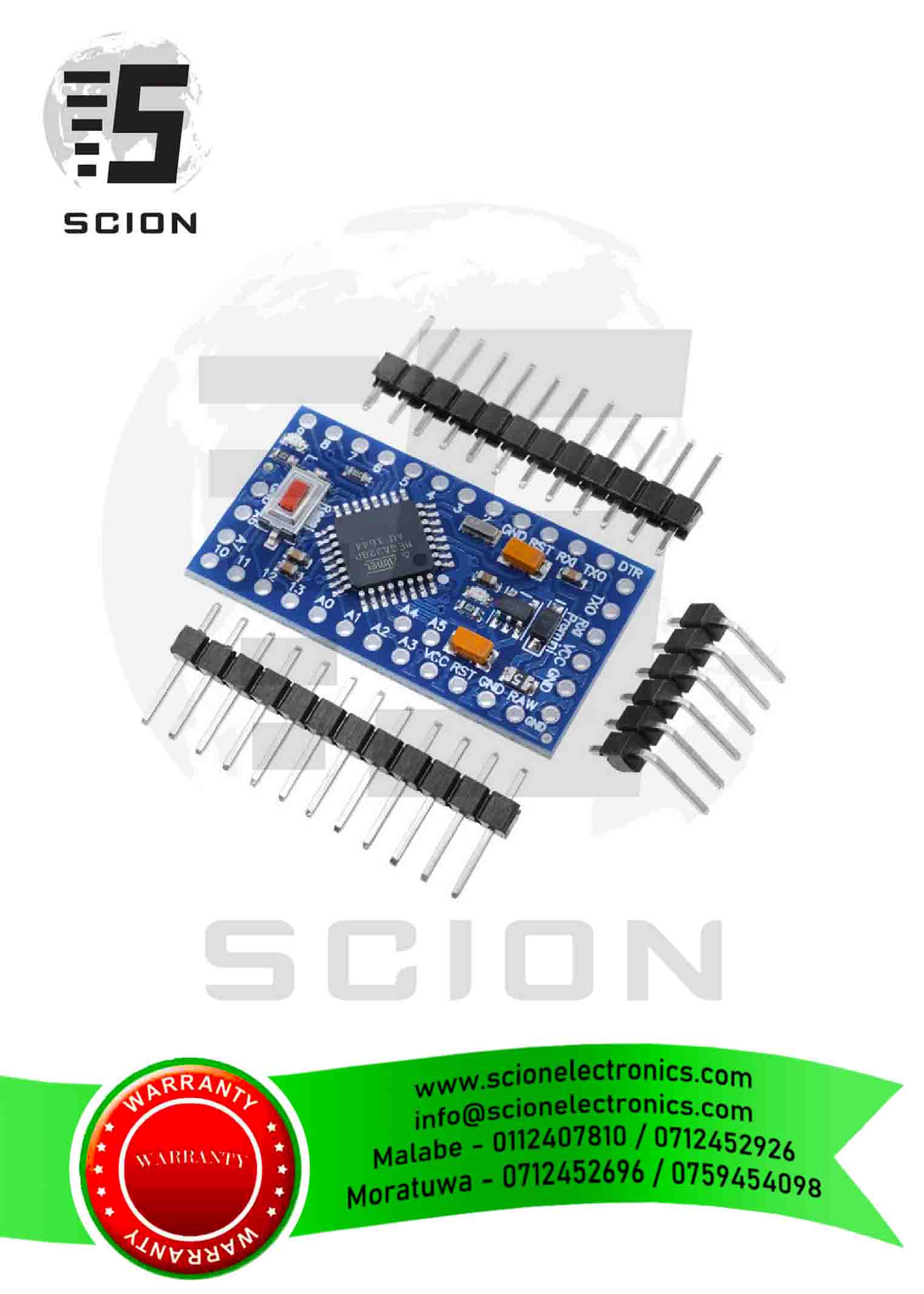 Arduino Nano V3.0 AVR ATmega328P с распаянными разъемами